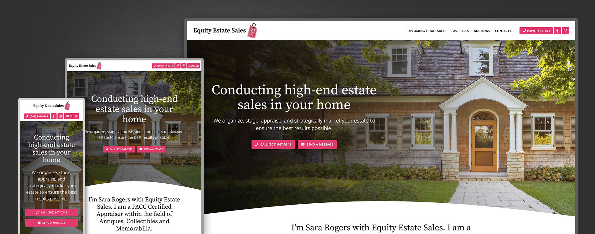 Custom Web Design and Development - Equity Estate Sales